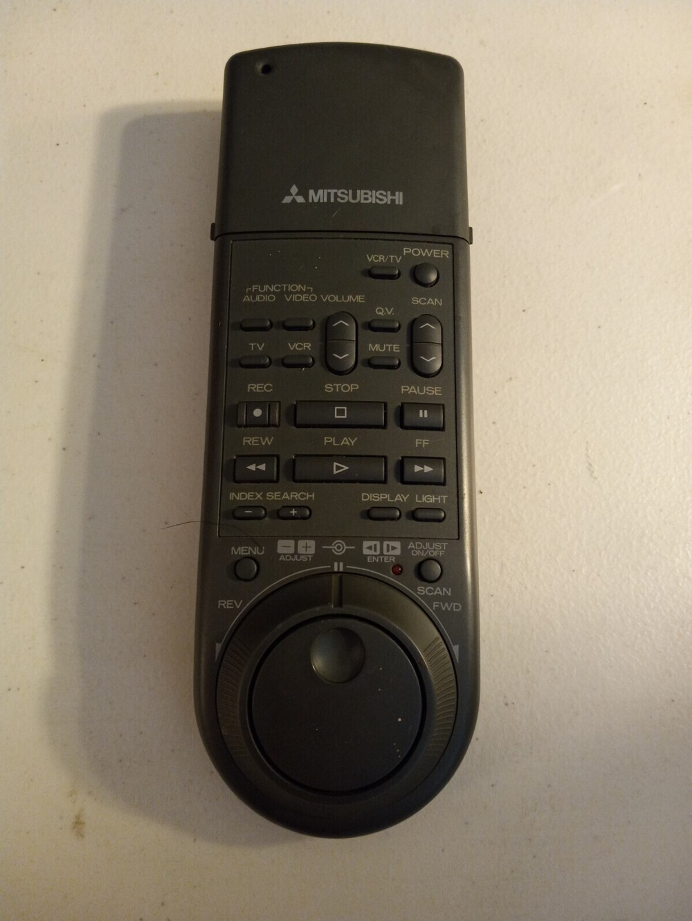 Genuine Mitsubishi HS-U770/U650 VCR + Remote Control Untested